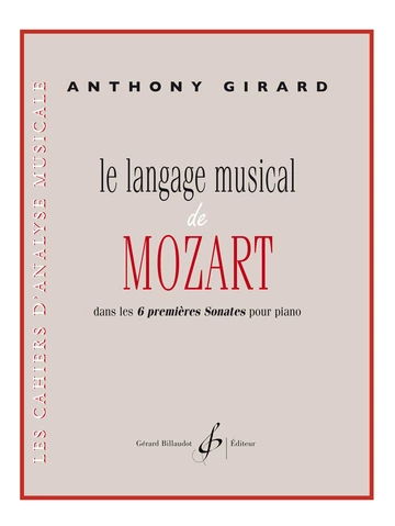 Le Langage musical de Mozart. Dans les 6 premières sonates pour piano Visual